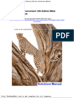 Living in The Environment 18th Edition Miller Solutions Manual Full Download