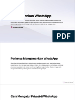 Mengamankan WhatsApp