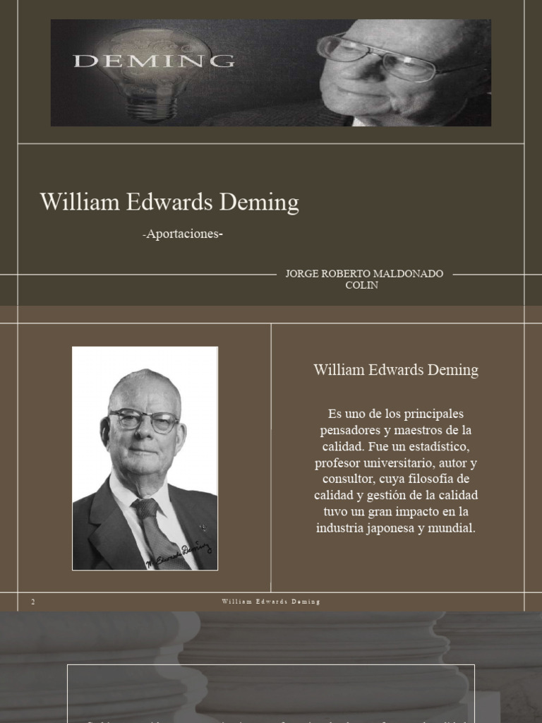 William Edwards Deming Industrial | PDF | Business | Economias
