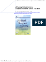 Medical Surgical Nursing Patient Centered Collaborative Care Ignatavicius 6th Edition Test Bank
