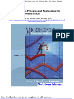 Microeconomics Principles and Applications 6th Edition Hall Solutions Manual