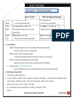 1 - Past Tenses