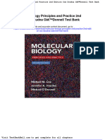 Molecular Biology Principles and Practice 2nd Edition Cox Doudna Odonnell Test Bank