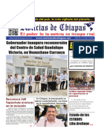 Periódico Noticias de Chiapas, Edición Virtual Jueves 28 de Septiembre de 2023