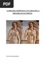 La Belleza Femenina a Lo Largo de La Historia en Occidente