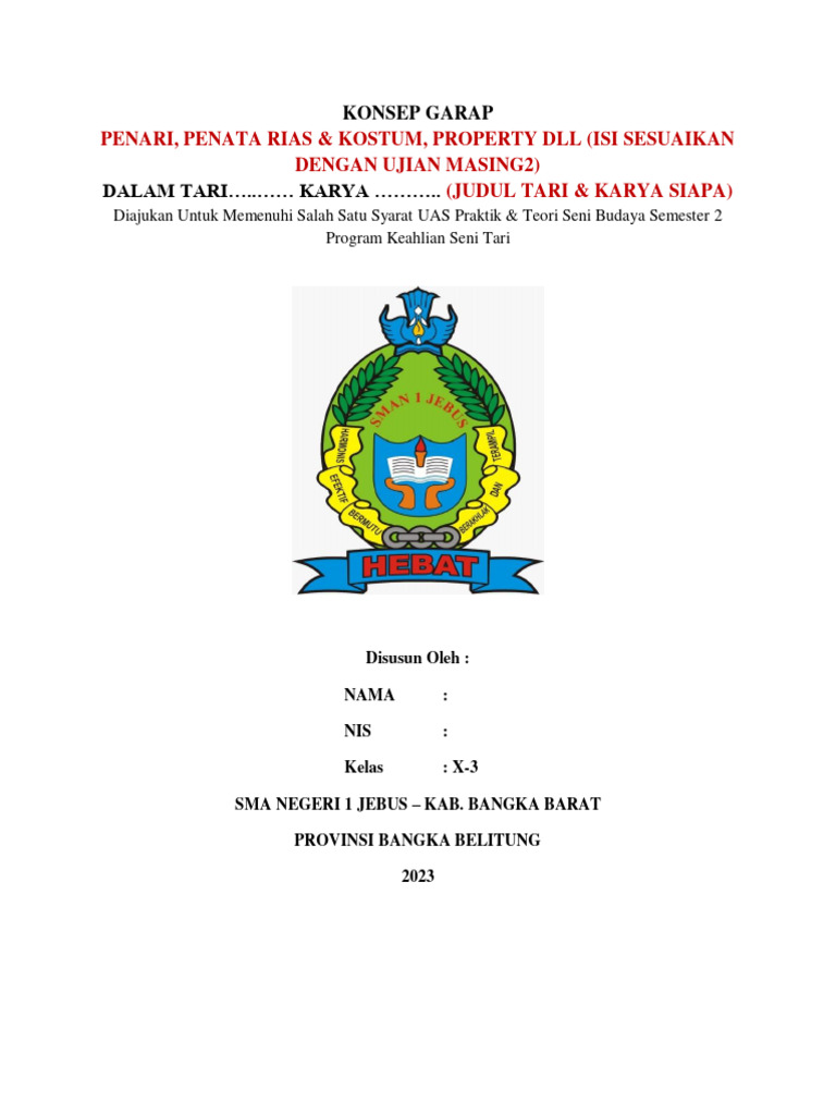 Konsep Garap Karya Tari Tradisional | PDF
