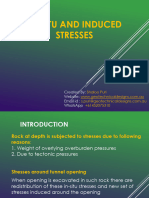 In-Situ and Induced Stress