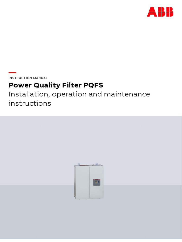 9AKK107045A4706_Manual Power Quality Filter PQFS_REV A PDF