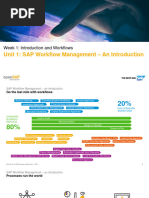 SAP Workflow Management OPENSAP