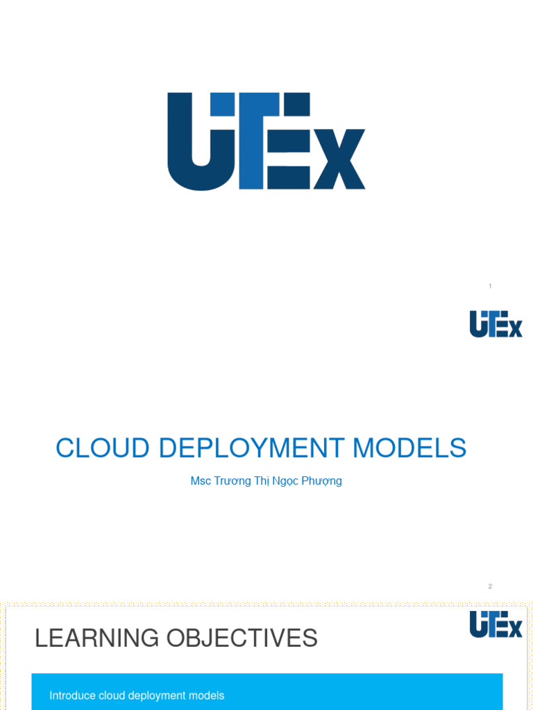 Chapter 4 Cloud Deployment Models | PDF | Cloud Computing | Computer ...