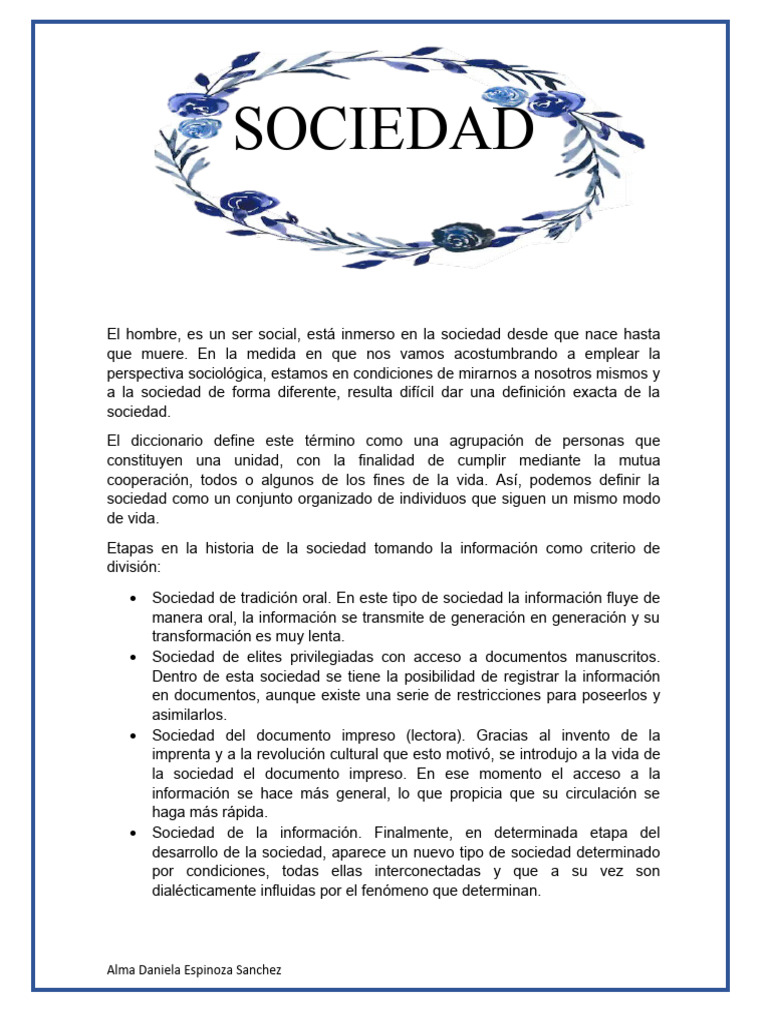 SOCIEDAD PDF
