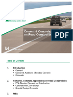 Paper 4 Cement and Concrete Technologies On Road Construction