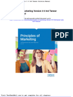 Principles of Marketing Version 3 0 3rd Tanner Solution Manual