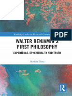 Walter Benjamin's First Philosophy Experience, Ephemerality and Truth (Nathan Ross) (Z-Library)