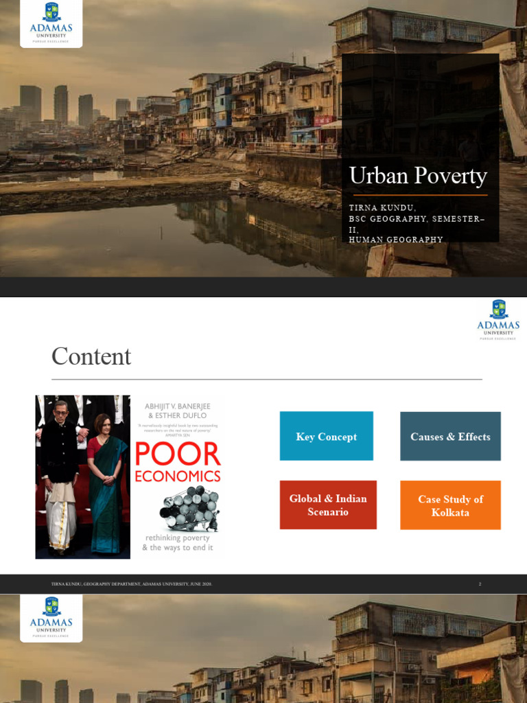 Understanding Urban Poverty Dynamics | PDF