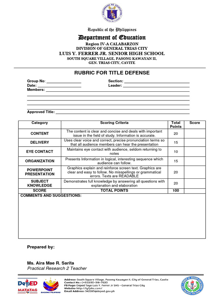 rubric-for-title-defense-pdf