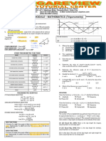 Review Module - Trigonometry (N2023)