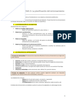 MÓDULO 4 - TEMA 3: La Planificación Del Entrenamiento