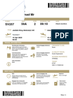 Muhajirin / Ahmad MR: Boarding Pass