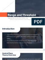 Range and Thresholds
