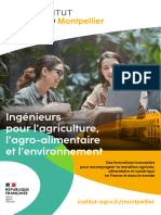 Plaquette Ingenieurs 2022 Institut Agro Montpellier