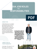 Media Job Roles and Responsibilities