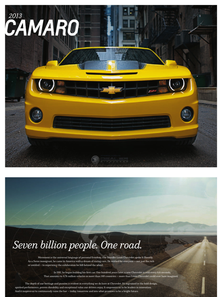 2013-camaro-Ficha-Tecnica | PDF
