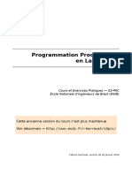 Programmation Procédurale en C