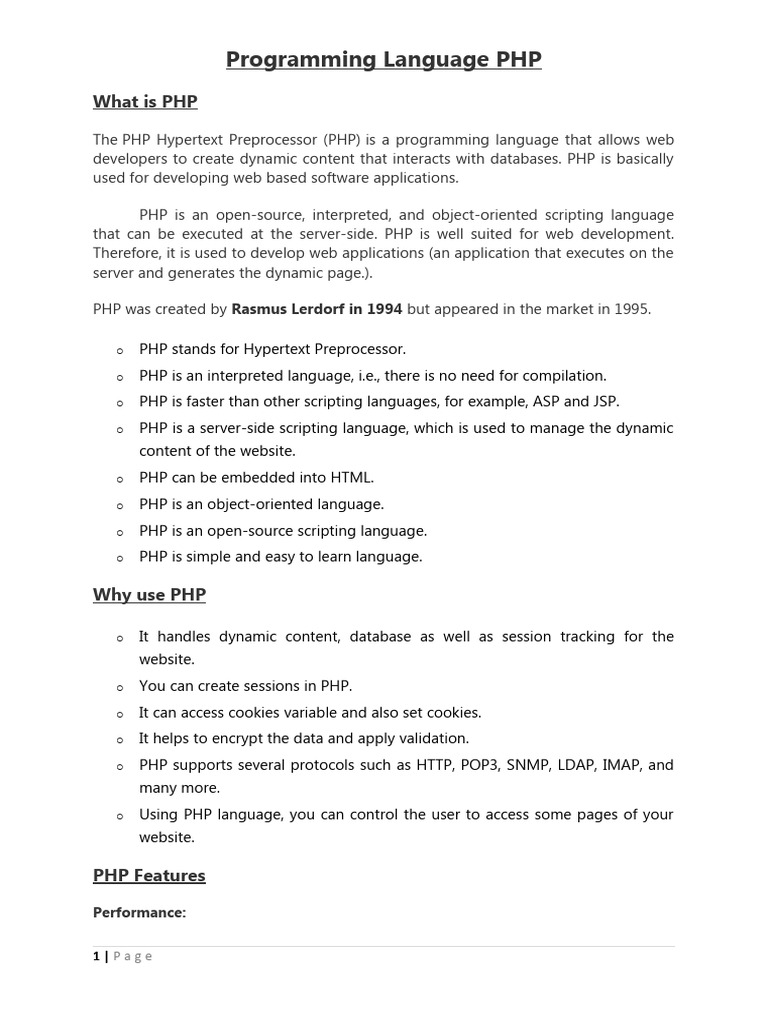 New php notes pdf