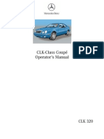 Mercedes CLK w208 Users Manual