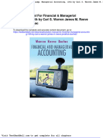 Solution Manual For Financial Managerial Accounting 10th by Carl S Warren James M Reeve Jonathan Duchac Full Download