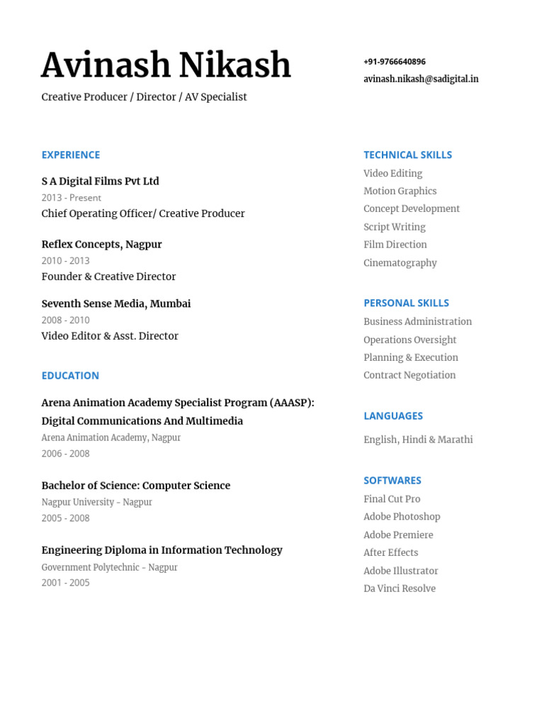 03 - Profile of Directors Key Personnel | PDF | Lighting