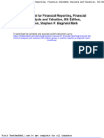 Solution Manual For Financial Reporting, Financial Statement Analysis and Valuation, 9th Edition, James M. Wahlen, Stephen P. Baginski Mark Bradshaw