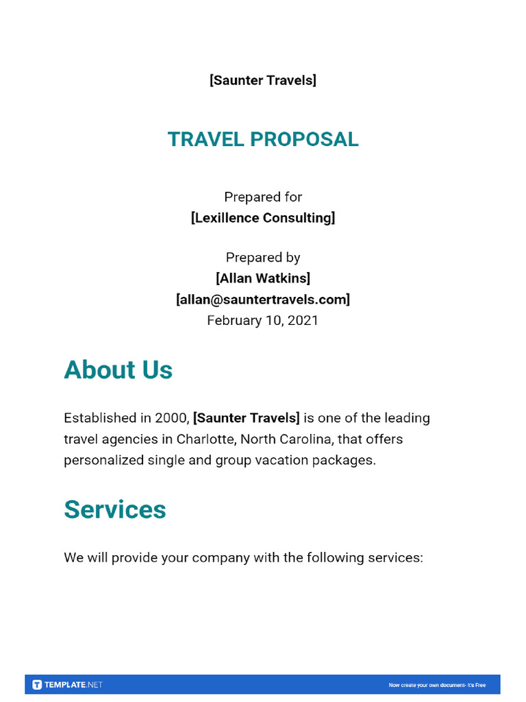 free-sample-travel-proposal-template-pdf