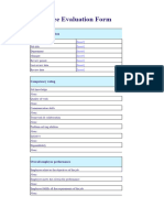 Employee Evaluation Template