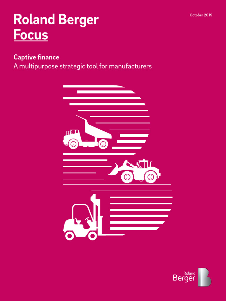 Roland Berger Captive Finance Pdf Sales Asset Backed Security