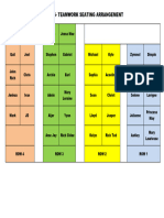 SEAT PLAN - Teamwork