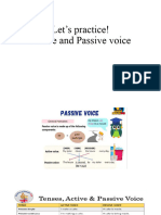 Practice of Active & Passive Voice