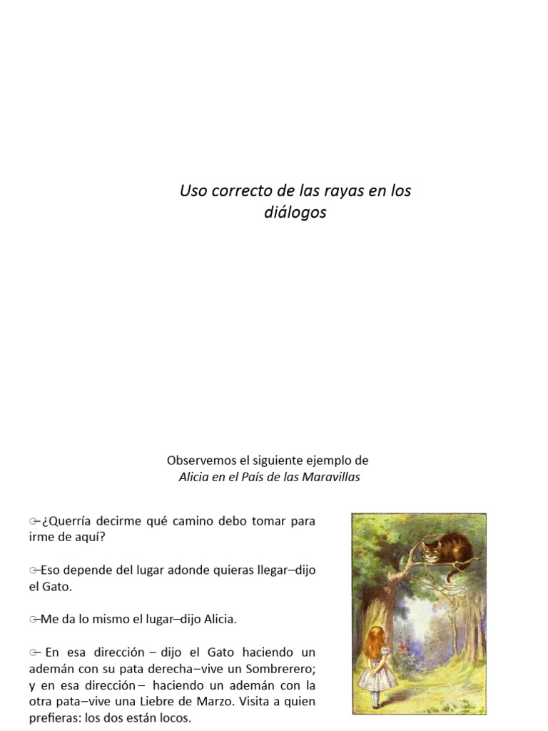 Uso Correcto de Las Rayas de Diálogo | PDF | Macbeth | Las aventuras de ...