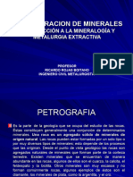 N°0 Proceso de Concentracion de Minerales (Petrografia y Mineralogia)