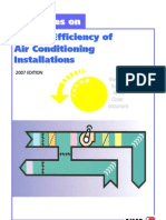 Guidelines On Energy Efficiency of AC Installations 2007