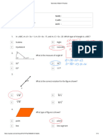 Geometry Midterm Practice