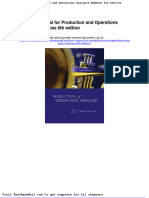Solution Manual For Production and Operations Analysis Nahmias 6th Edition