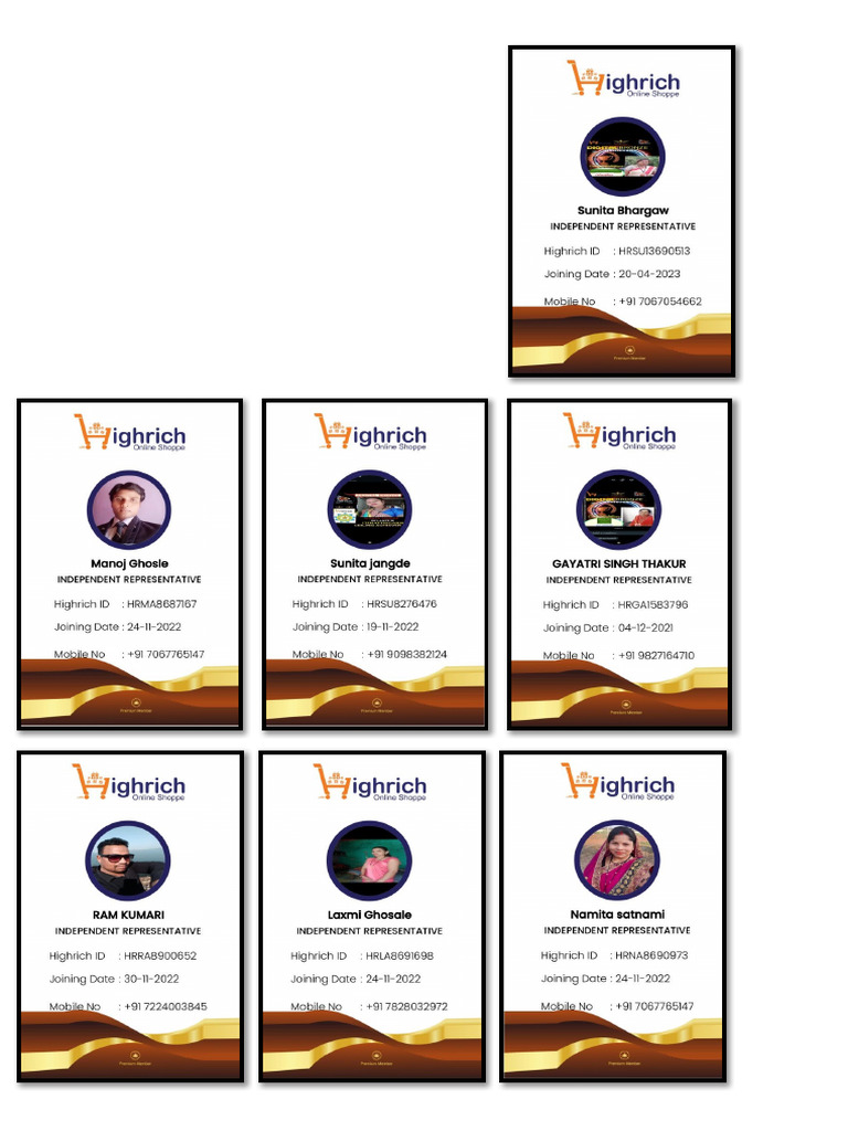 Id Card Format | PDF