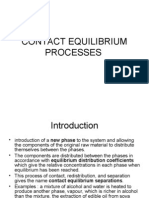 Contact Equilibrium Processes