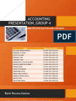 Group 4 - Bank Reconciliation Presentation