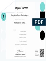 Certificado Formacin en Ventas