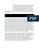 La Palabra "Discípulo" Significa "Aprendiz" o "Seguidor"