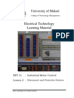 BET 31 Lesson 2 - Disconnect and Protective Device