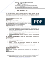 Guía Educación Física. Coordinacion y Equilibrio.